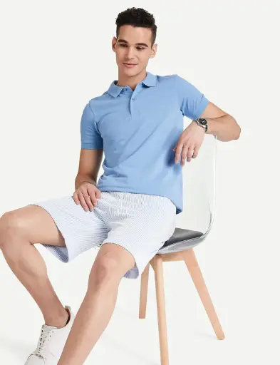 Knite Wolf Men’s Solid Polo T-Shirt | Premium Cotton Blend | Multiple Color Options | Stylish & Comfortable | Under ₹300