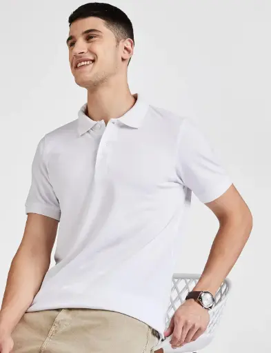 Knite Wolf Men’s Solid Polo T-Shirt | Premium Cotton Blend | Multiple Color Options | Stylish & Comfortable | Under ₹300