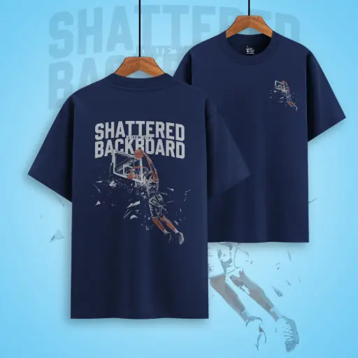 Knite Wolf® Shattered Backboard Oversized T-Shirt